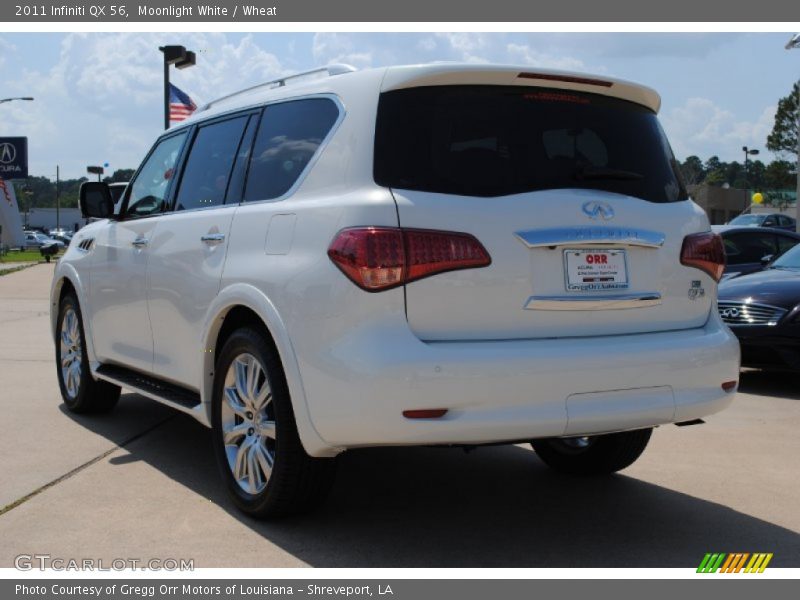 Moonlight White / Wheat 2011 Infiniti QX 56