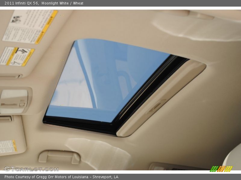 Moonlight White / Wheat 2011 Infiniti QX 56