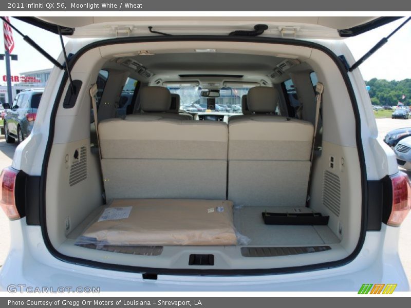 Moonlight White / Wheat 2011 Infiniti QX 56