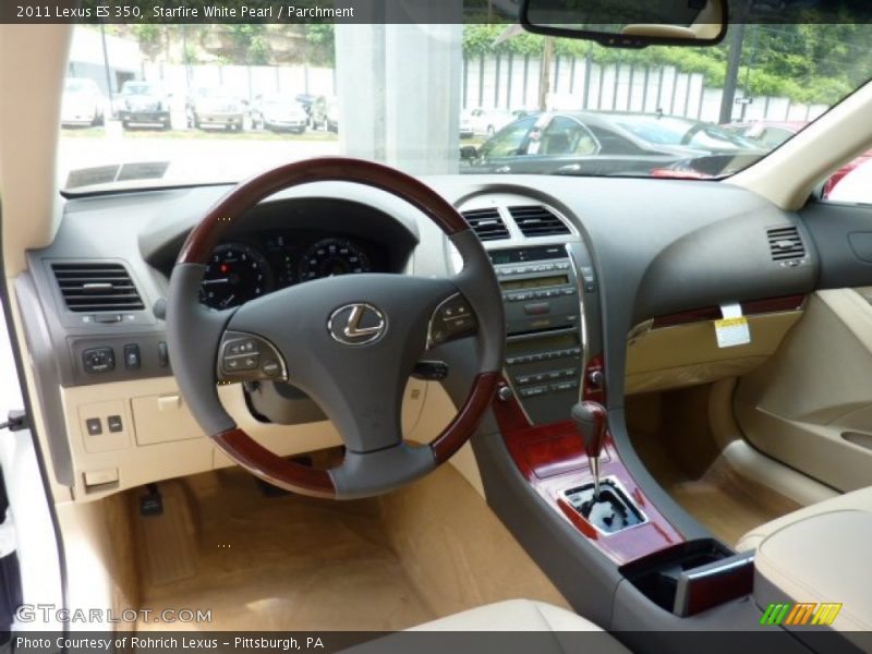 Starfire White Pearl / Parchment 2011 Lexus ES 350