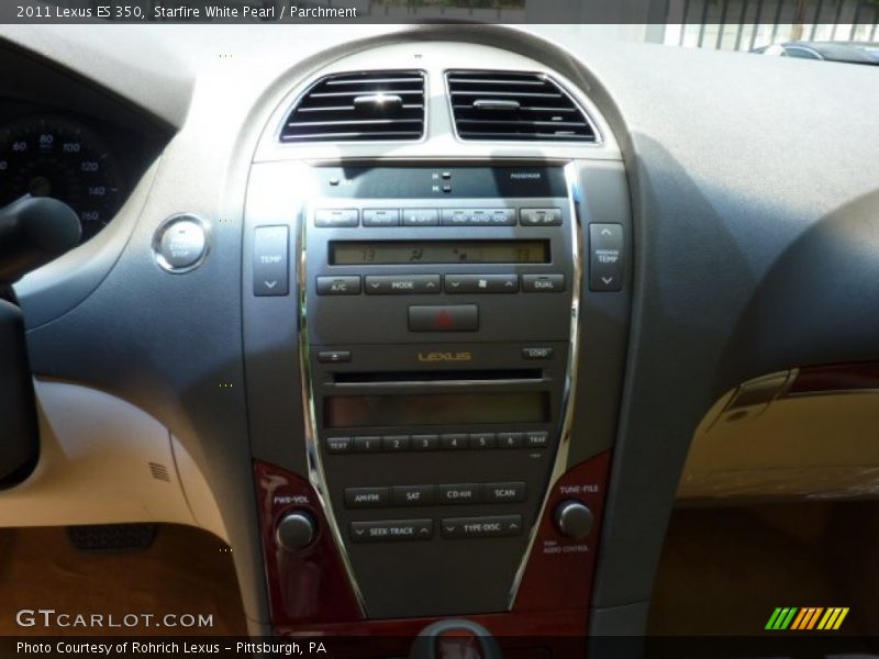 Starfire White Pearl / Parchment 2011 Lexus ES 350