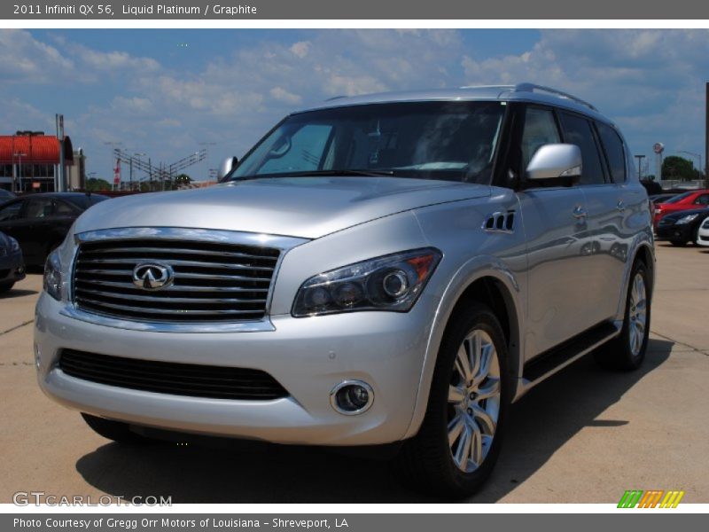 Liquid Platinum / Graphite 2011 Infiniti QX 56