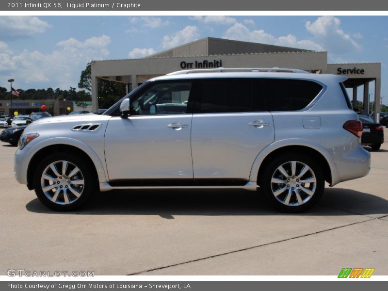 Liquid Platinum / Graphite 2011 Infiniti QX 56