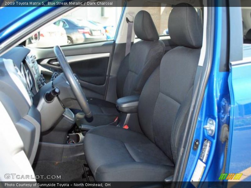 Blue Streak Metallic / Dark Charcoal 2009 Toyota Matrix S