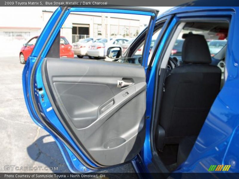 Blue Streak Metallic / Dark Charcoal 2009 Toyota Matrix S