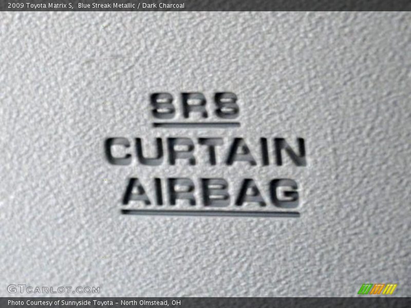 Blue Streak Metallic / Dark Charcoal 2009 Toyota Matrix S