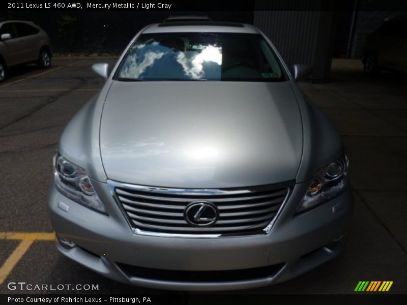 Mercury Metallic / Light Gray 2011 Lexus LS 460 AWD