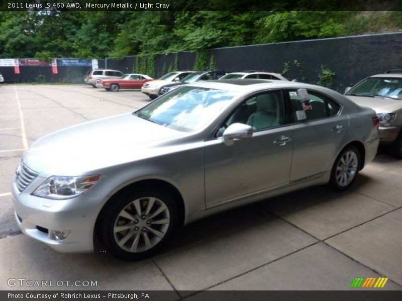 Mercury Metallic / Light Gray 2011 Lexus LS 460 AWD