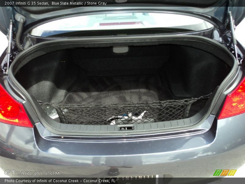 Blue Slate Metallic / Stone Gray 2007 Infiniti G 35 Sedan