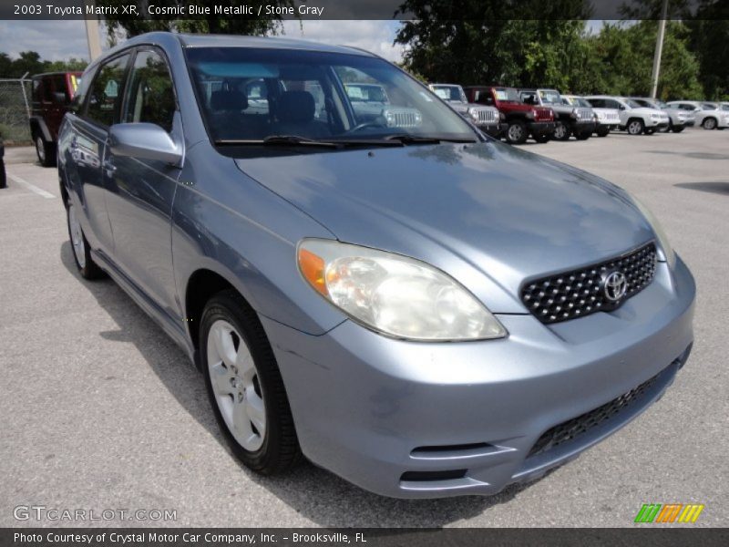 Cosmic Blue Metallic / Stone Gray 2003 Toyota Matrix XR