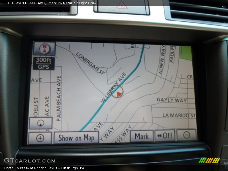 Navigation of 2011 LS 460 AWD