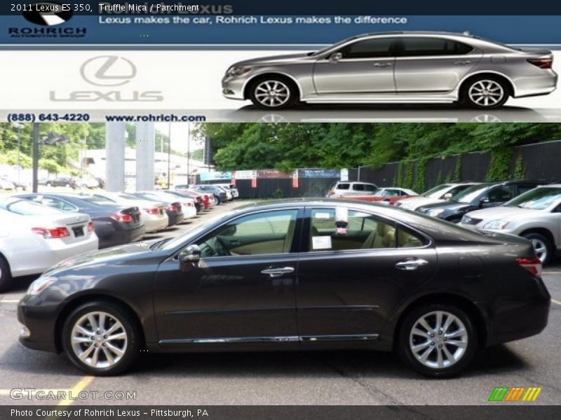 Truffle Mica / Parchment 2011 Lexus ES 350