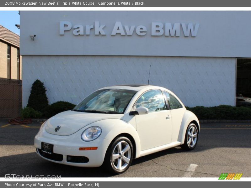 Campanella White / Black 2008 Volkswagen New Beetle Triple White Coupe