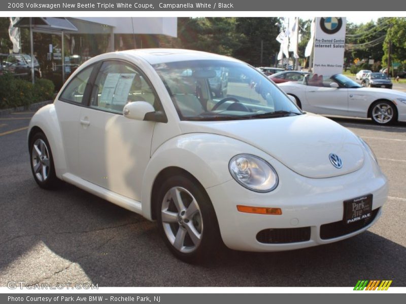 Campanella White / Black 2008 Volkswagen New Beetle Triple White Coupe
