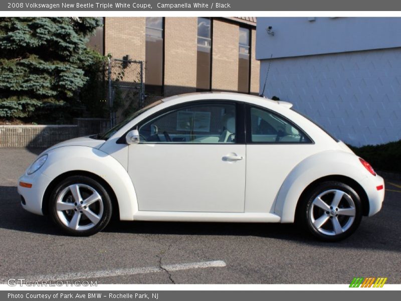  2008 New Beetle Triple White Coupe Campanella White