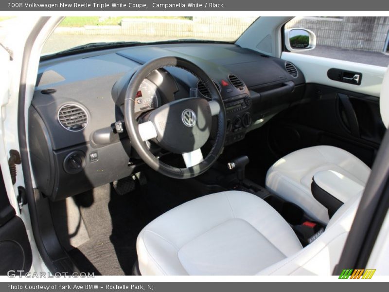  2008 New Beetle Triple White Coupe Black Interior