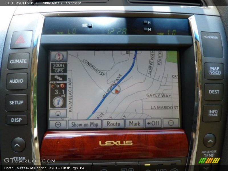 Truffle Mica / Parchment 2011 Lexus ES 350