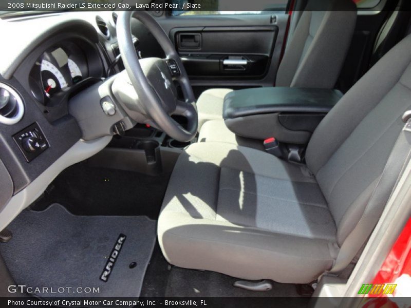 Lava Red Pearl / Slate 2008 Mitsubishi Raider LS Extended Cab