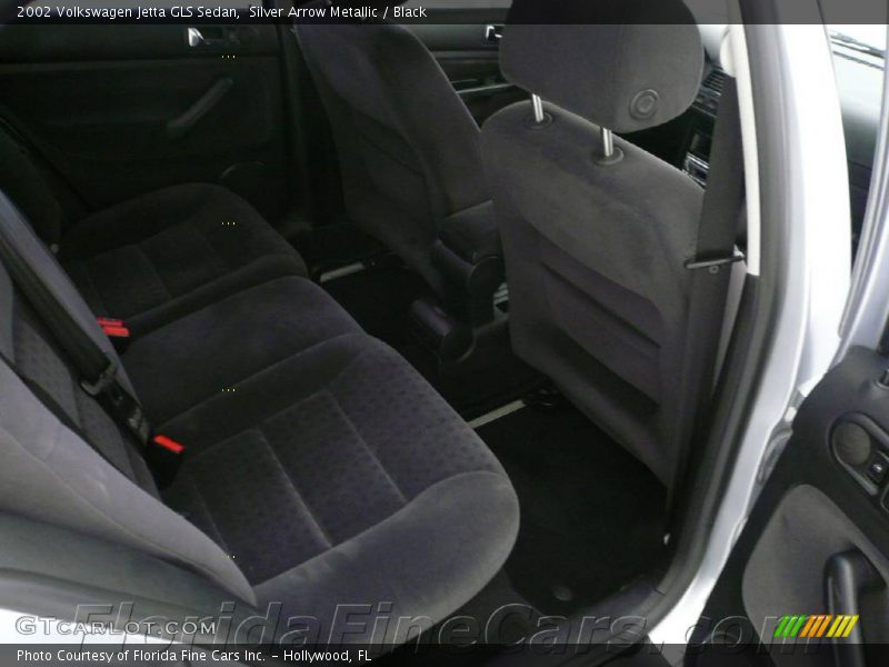 Silver Arrow Metallic / Black 2002 Volkswagen Jetta GLS Sedan