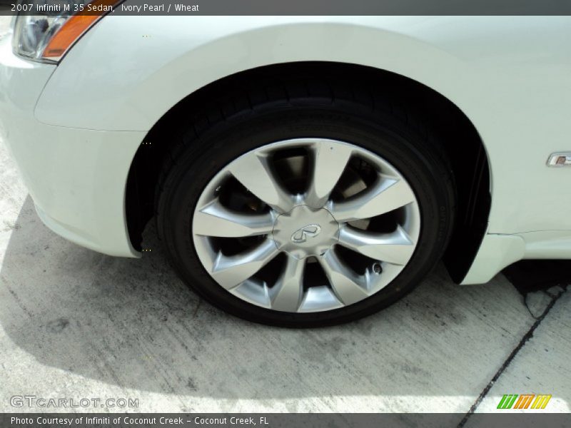 Ivory Pearl / Wheat 2007 Infiniti M 35 Sedan