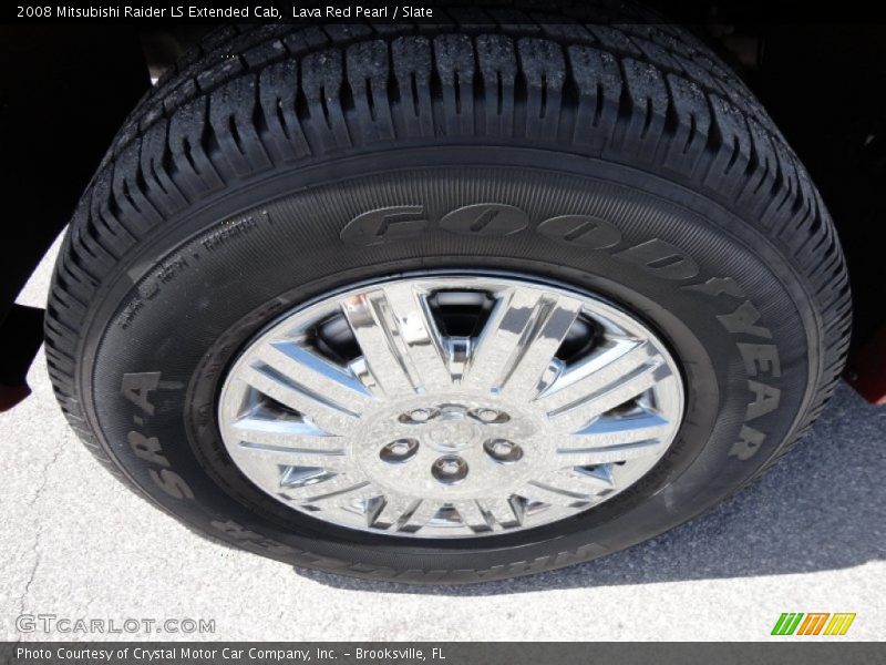 Lava Red Pearl / Slate 2008 Mitsubishi Raider LS Extended Cab