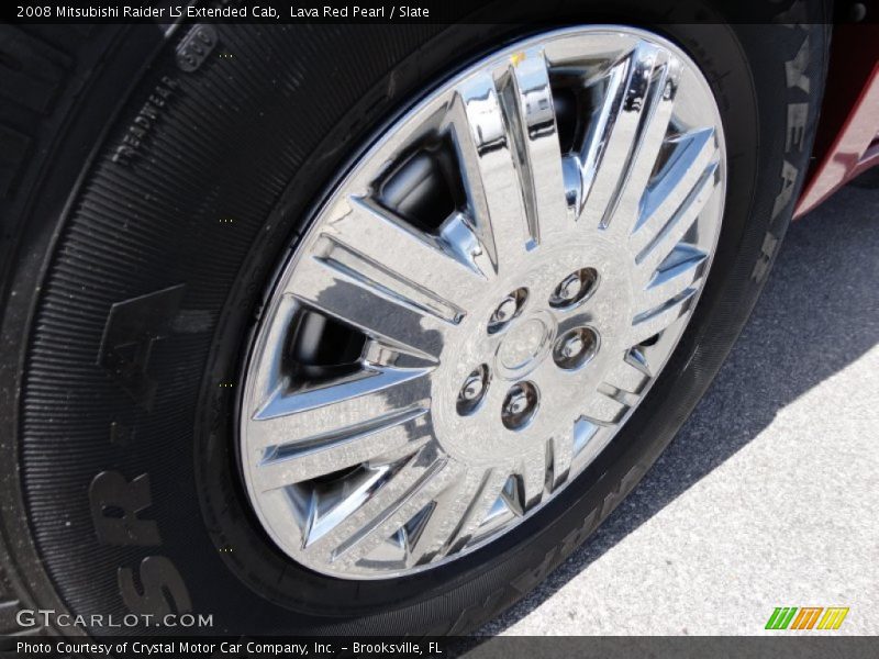 Lava Red Pearl / Slate 2008 Mitsubishi Raider LS Extended Cab