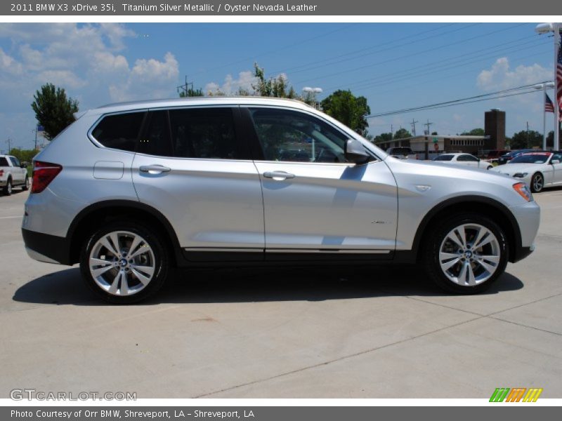  2011 X3 xDrive 35i Titanium Silver Metallic