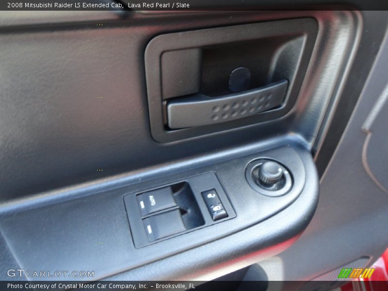 Lava Red Pearl / Slate 2008 Mitsubishi Raider LS Extended Cab