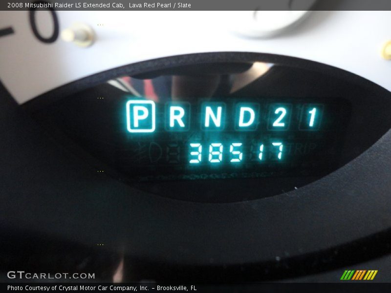 Lava Red Pearl / Slate 2008 Mitsubishi Raider LS Extended Cab