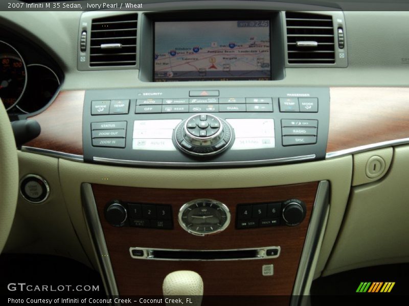 Ivory Pearl / Wheat 2007 Infiniti M 35 Sedan