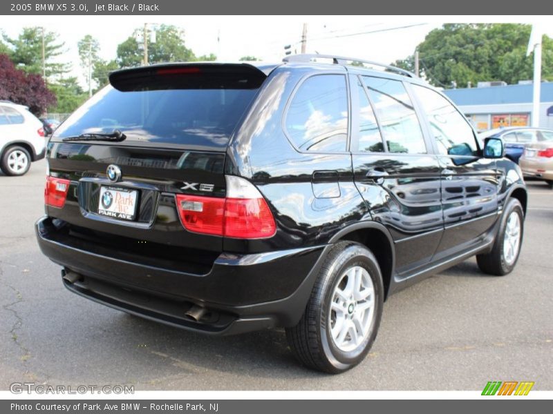 Jet Black / Black 2005 BMW X5 3.0i