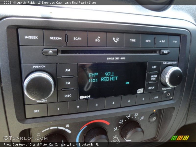 Controls of 2008 Raider LS Extended Cab