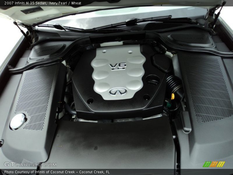 Ivory Pearl / Wheat 2007 Infiniti M 35 Sedan