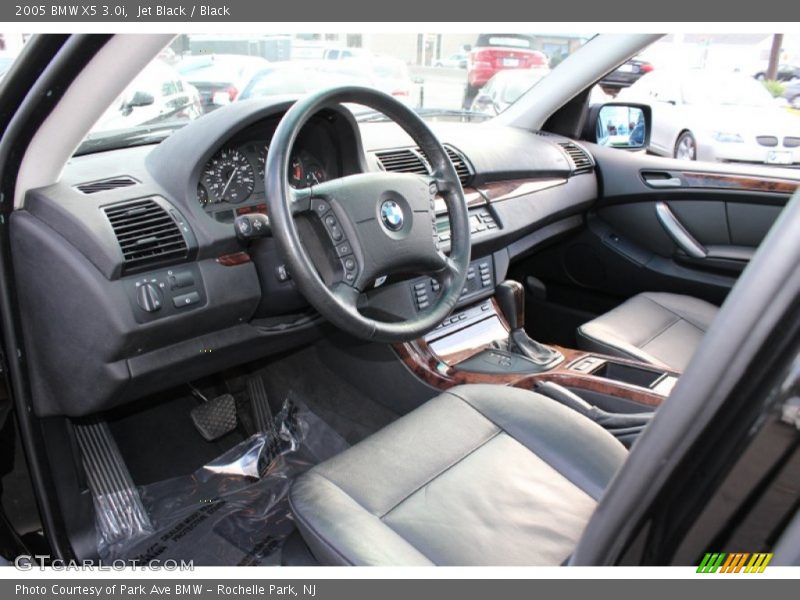 Jet Black / Black 2005 BMW X5 3.0i