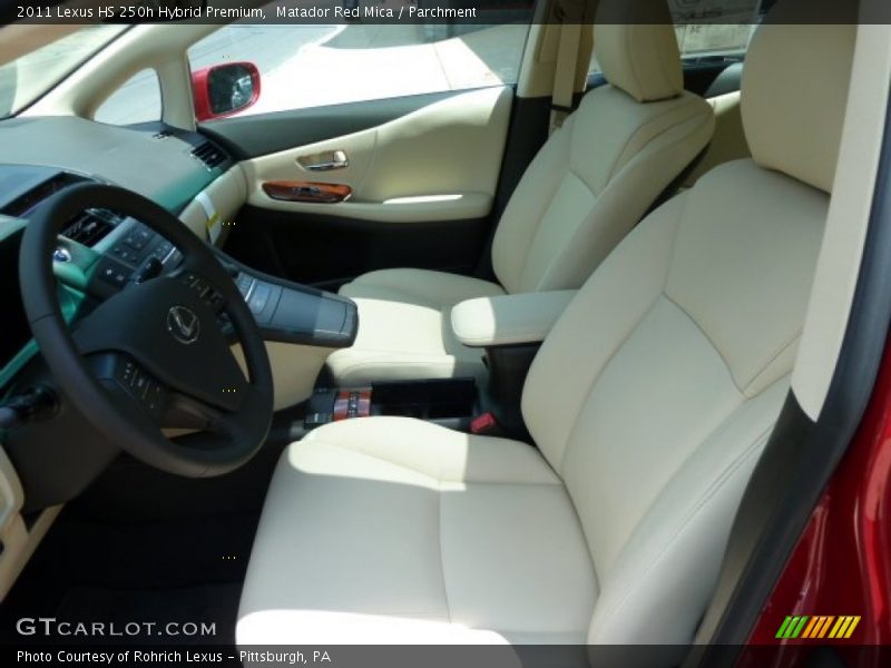 Matador Red Mica / Parchment 2011 Lexus HS 250h Hybrid Premium