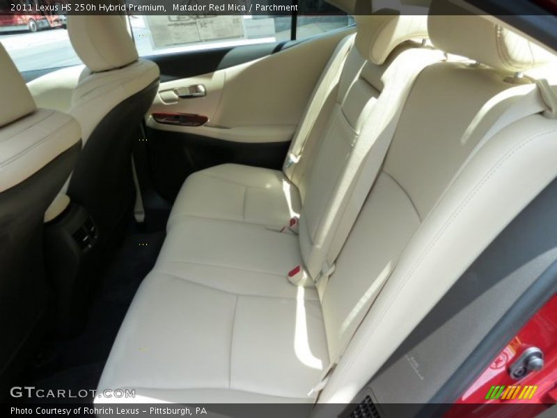 Matador Red Mica / Parchment 2011 Lexus HS 250h Hybrid Premium