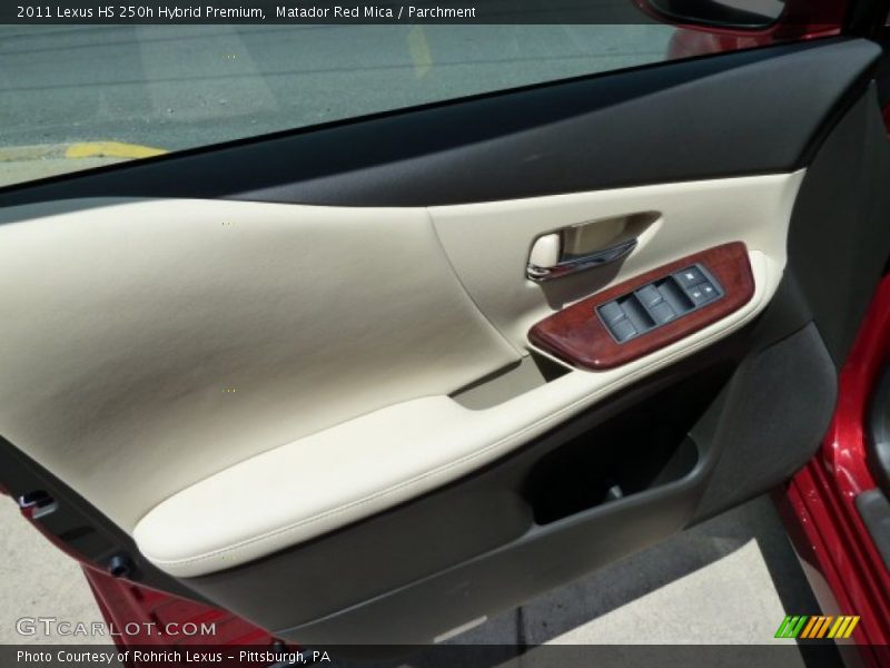 Matador Red Mica / Parchment 2011 Lexus HS 250h Hybrid Premium