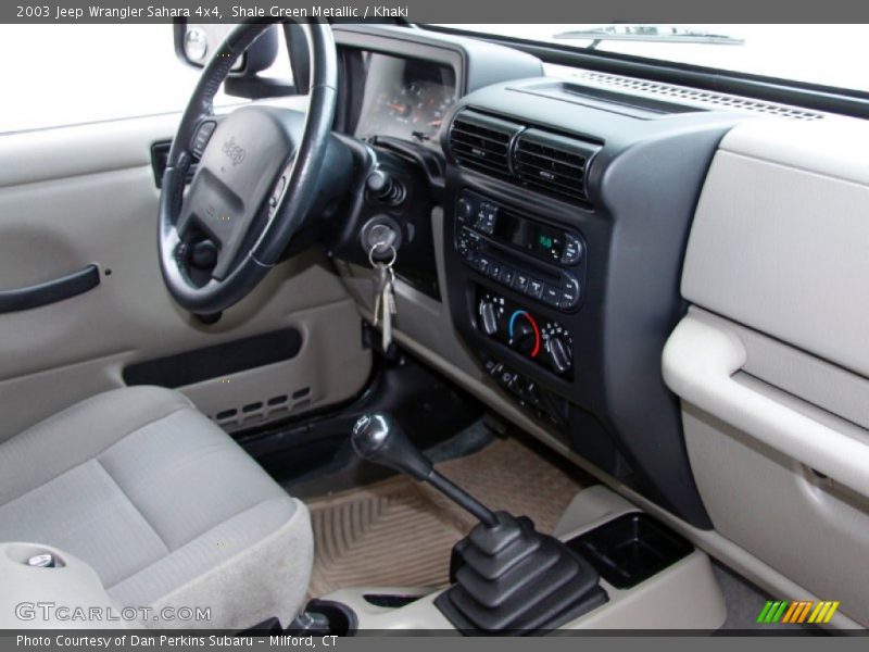  2003 Wrangler Sahara 4x4 Khaki Interior