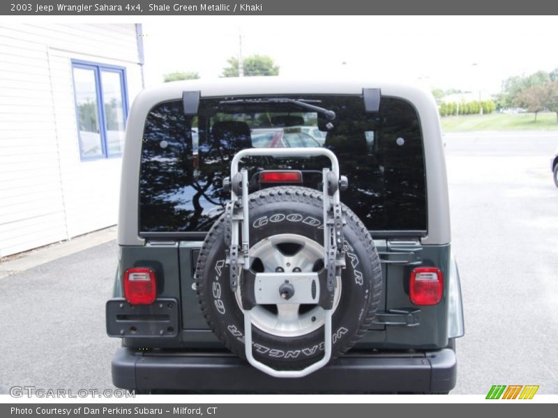 Shale Green Metallic / Khaki 2003 Jeep Wrangler Sahara 4x4