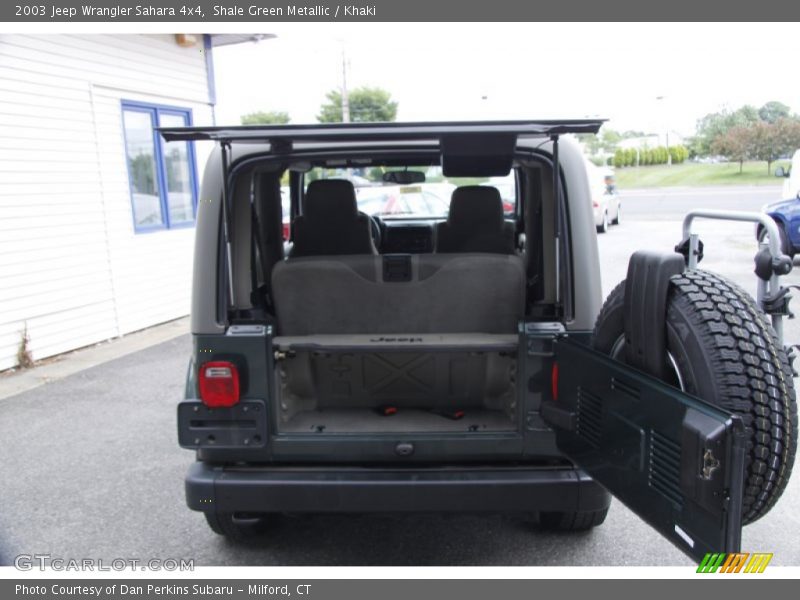 Shale Green Metallic / Khaki 2003 Jeep Wrangler Sahara 4x4