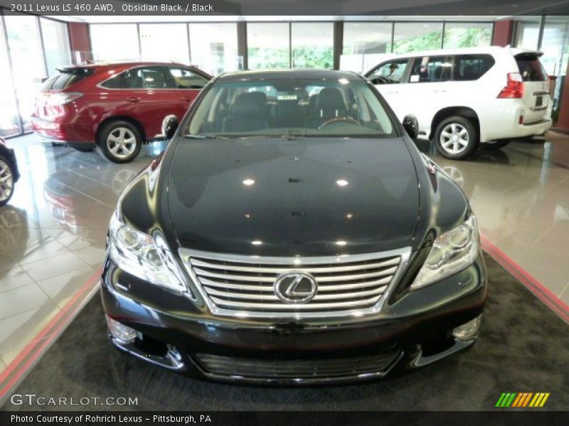 Obsidian Black / Black 2011 Lexus LS 460 AWD