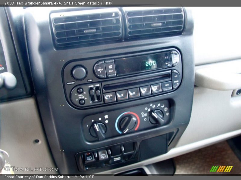 Shale Green Metallic / Khaki 2003 Jeep Wrangler Sahara 4x4