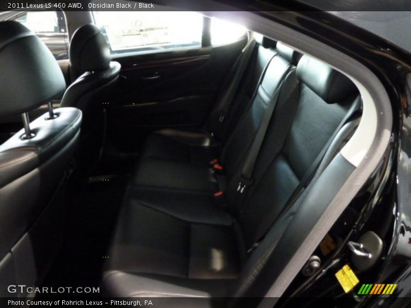 Obsidian Black / Black 2011 Lexus LS 460 AWD