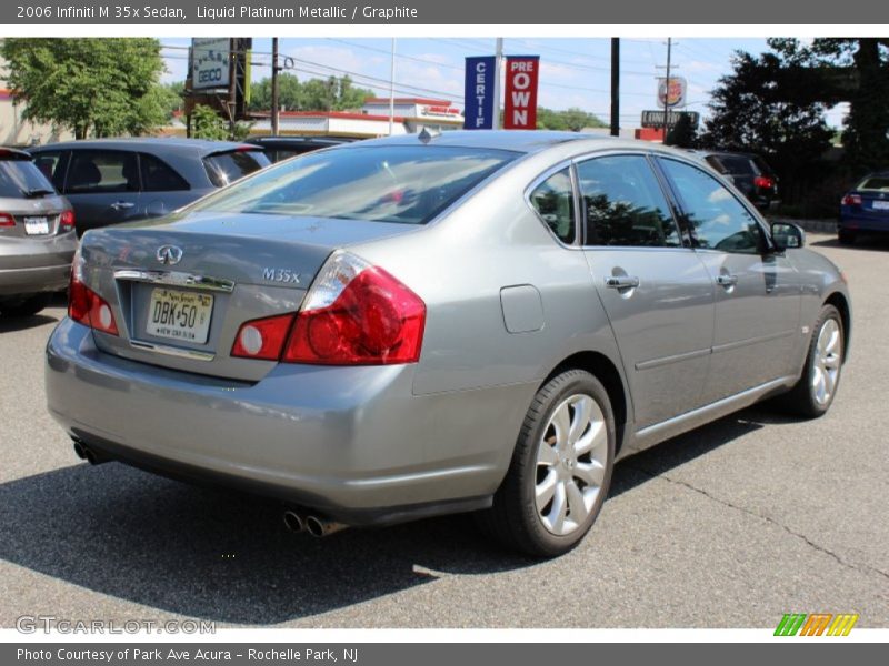 Liquid Platinum Metallic / Graphite 2006 Infiniti M 35x Sedan