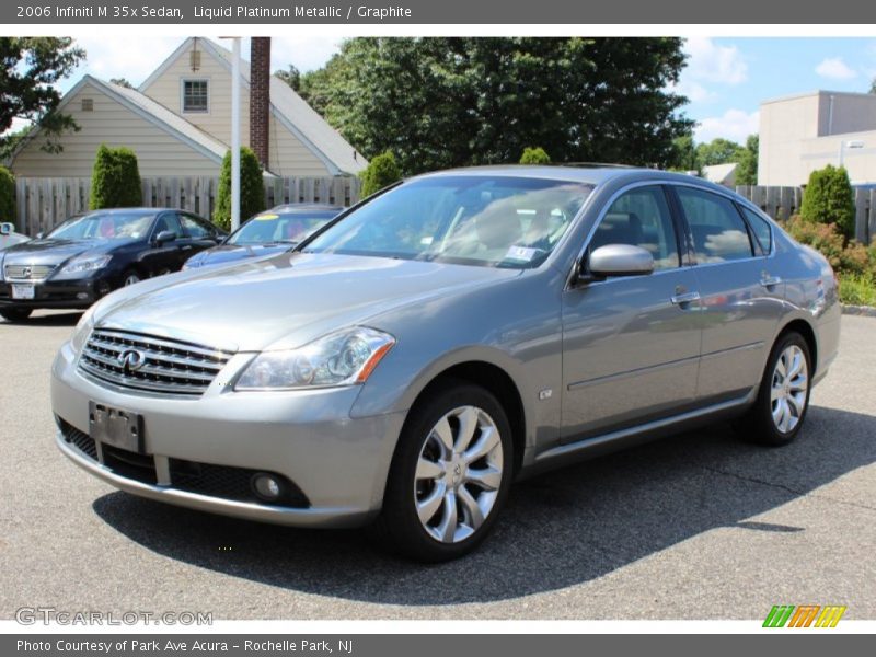 Liquid Platinum Metallic / Graphite 2006 Infiniti M 35x Sedan