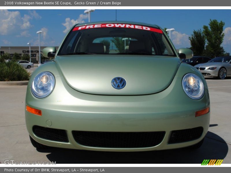 Gecko Green / Cream Beige 2008 Volkswagen New Beetle SE Coupe