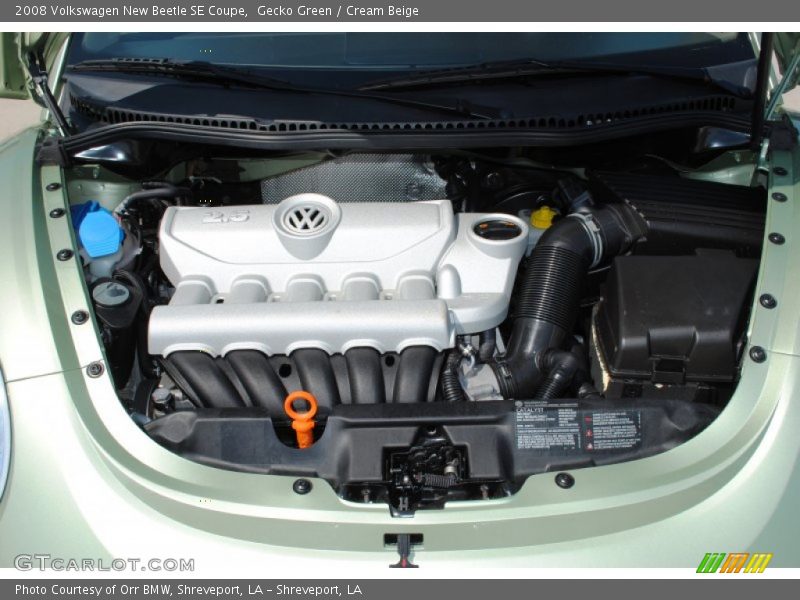  2008 New Beetle SE Coupe Engine - 2.5L DOHC 20V 5 Cylinder