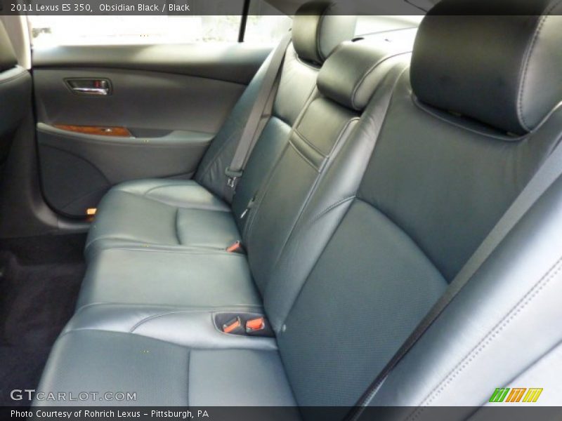 Obsidian Black / Black 2011 Lexus ES 350
