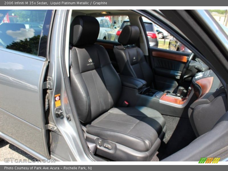 Liquid Platinum Metallic / Graphite 2006 Infiniti M 35x Sedan
