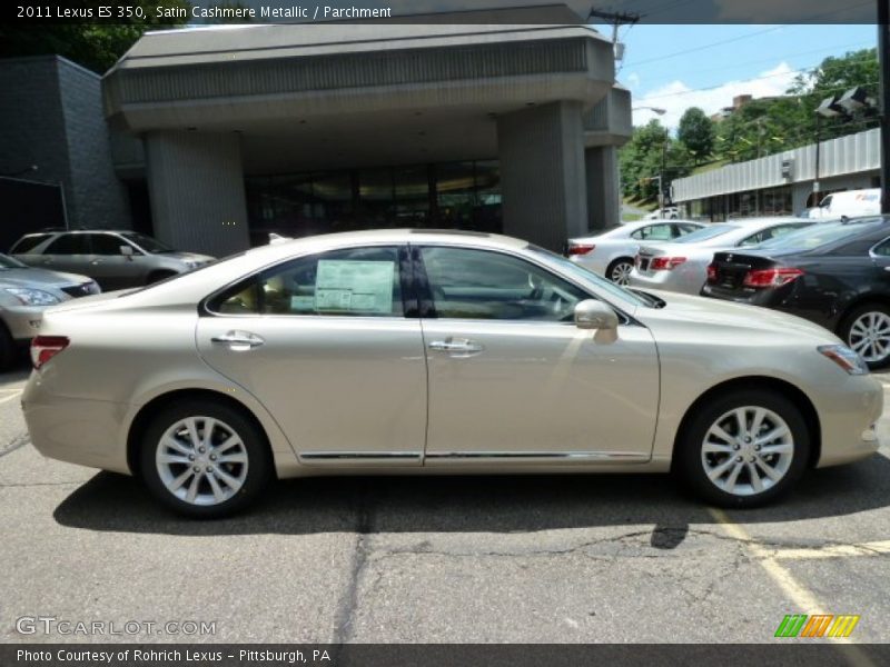 Satin Cashmere Metallic / Parchment 2011 Lexus ES 350